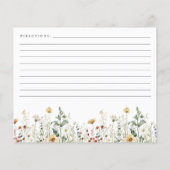 Zomer Wildflower Field Vrijgezellenfeest Recept Ka (Achterkant)