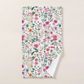 Zomer Wildflower Garden Bad Handdoek (Handdoek)