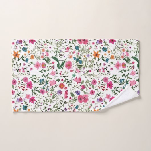 Zomer Wildflower Garden Bad Handdoek (Handdoek)