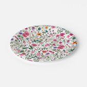 Zomer Wildflower Garden Papieren Bordje (Gekanteld)