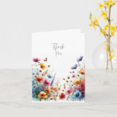 Zomer Wildflower In Bloom Lente Bloem Kaart (Gele Bloem)