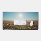 Zomer Wildflower Meadow van Overhead Bureaumat (Keyboard & Muis)