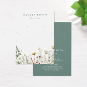 Zomer Wildflower Oorbel Ketting Display Kaart (Bureau)