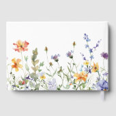Zomer Wildflower Tuin bruiloft Gastenboek (Achterkant)