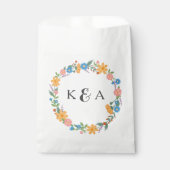 Zomer Wildflower Wedding Favoriet Tas Bedankzakje (Voorkant)