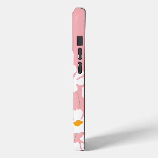 Zomer Witte Kosmos Bloemen Aangepaste naam Case-Mate iPhone Case (Achterkant / Links)