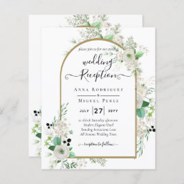 Zomer Witte Rozen Smaragd Salie Groenelementen TRO