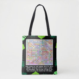 Zomer Woord Zoeken Puzzel Tote Bag