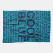 Zomer Woorden Zwembad en Palm Tree Handdoeken (Horizontaal)