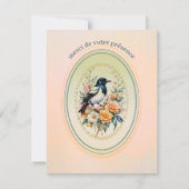 'zomer zachtheid' dankkaart bedankkaart (Voorkant)