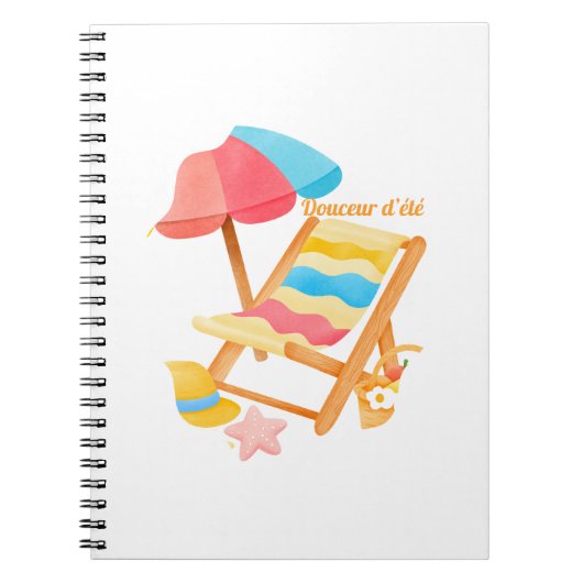 Zomer zachtheid notitieboek (Voorkant)