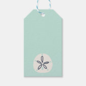 Zomer Zand Dollar Gift Label Cadeaulabel (Voorkant)