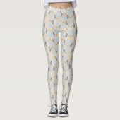 Zomer Zanddollar Botanisch Strandpatroon Legging (Voorkant)