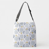 Zomer Zanddollar Schelpen Strand Patroon Strand Crossbody Tas (Achterkant)