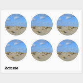 Zomer Zandduin Strand Stickers (Vel)