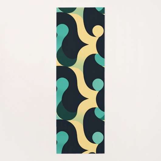 Zomer Zee Breeze Mozaïek Patroon Yogamat (Achterkant)