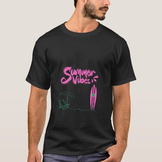 Zomer, zee en zijn plezier t-shirt (Voorkant)