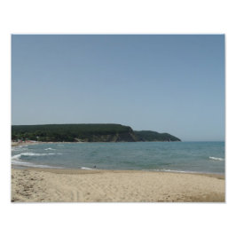 Zomer zee kust Foto Afdruk