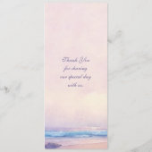 Zomer Zee Menu (Achterkant)