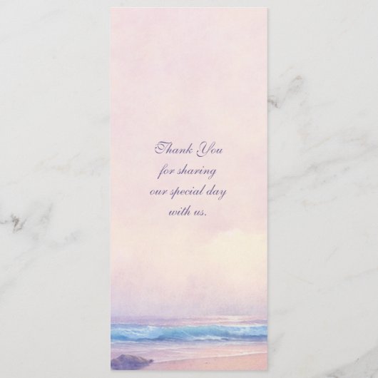 Zomer Zee Menu (Achterkant)