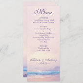 Zomer Zee Menu (Voorkant / Achterkant)