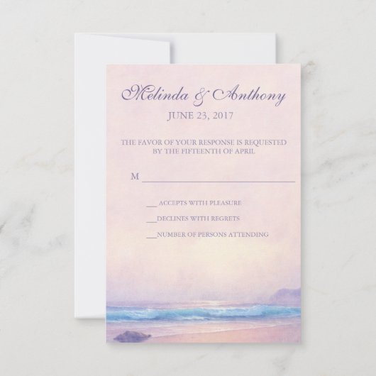 Zomer Zee RSVP 3.5 x 5 (Achterkant)