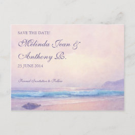 Zomer Zee Save the Date Briefkaart