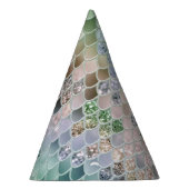 Zomer Zeemeermin Glitter Schalen #10 (Faux Glitter Feesthoedjes (Rechts)