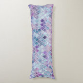 Zomer Zeemeermin Glitter Schalen #11 (Faux Glitter Lichaamskussen (Voorkant Verticaal)