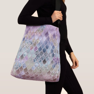 Zomer Zeemeermin Glitter Schalen #13 (Faux Glitter Crossbody Tas