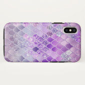 Zomer Zeemeermin Glitter Schalen #14 (Faux Glitter Case-Mate iPhone Case (Achterkant (horizontaal))