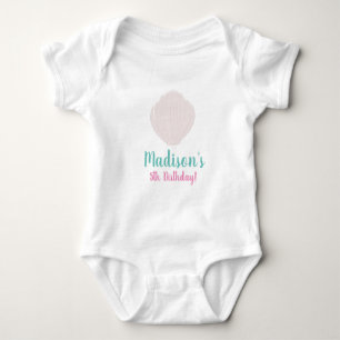 Zomer Zeeschelp Verjaardagsfeest Baby Bodysuit