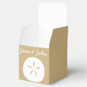 Zomer Zeeschelpen in Zand Favor Box Bedankdoosjes (Geopend)