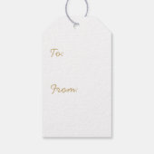 Zomer Zeeschelpen in Zand Gift Label Cadeaulabel (Achterkant)