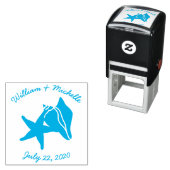 Zomer zeeschelpen Zelfinkt Accent Stamp Zelfinktende Stempel (In situ)