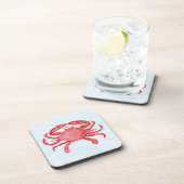 Zomer Zeevruchten Krab Picknick Onderzetters (Rechterzijde)