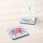 Zomer Zeevruchten Krab Picknick Onderzetters (Rechterzijde)