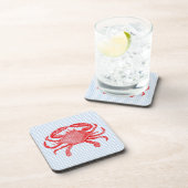 Zomer Zeevruchten Krab Picknick Onderzetters (Rechterzijde)