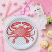 Zomer Zeevruchten Krab Picnic Papieren Bordje (Feest)