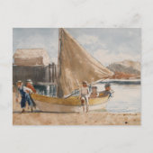 Zomer Zeilboten Winslow Homer Briefkaart (Voorkant)