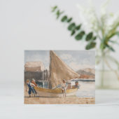 Zomer Zeilboten Winslow Homer Briefkaart (Staand voorkant)