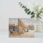 Zomer Zeilboten Winslow Homer Briefkaart (Staand voorkant)