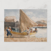 Zomer Zeilboten Winslow Homer Briefkaart (Voorkant)