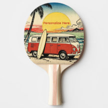 Zomer Zeventiger Bus, Surfplank, Zand, Strand, Luc