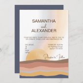 Zomer Zomdag Kuststrand Beach Weddenschap Kaart (Voorkant / Achterkant)