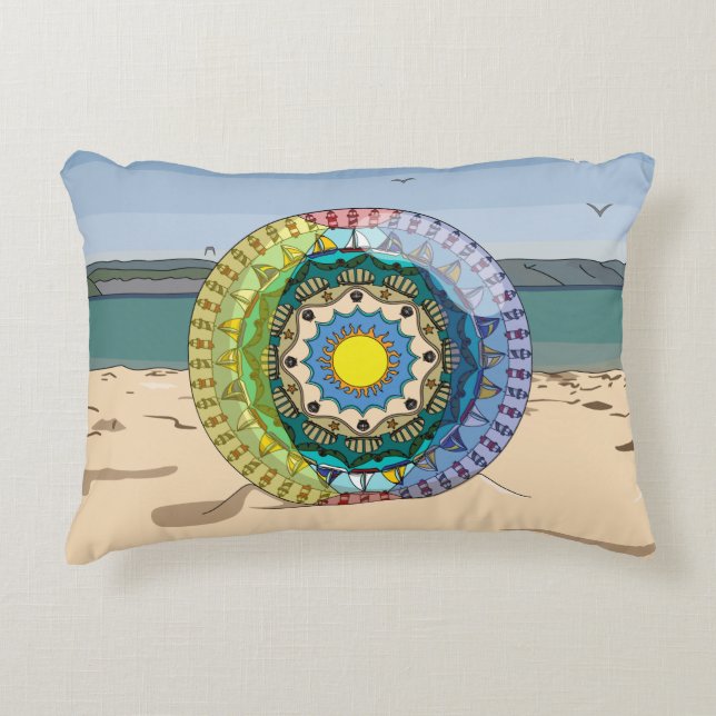 Zomer Zon Accent Kussen (Voorkant)