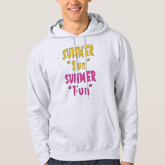 Zomer Zon Zomer Leuk Hoodie (Voorkant)
