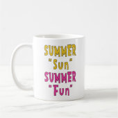 Zomer Zon Zomer Leuk Koffiemok (Links)