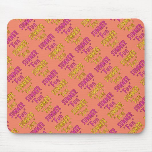 Zomer Zon Zomer Leuk Muismat (Voorkant)