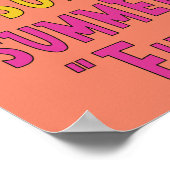 Zomer Zon Zomer Leuk Poster (Hoek)